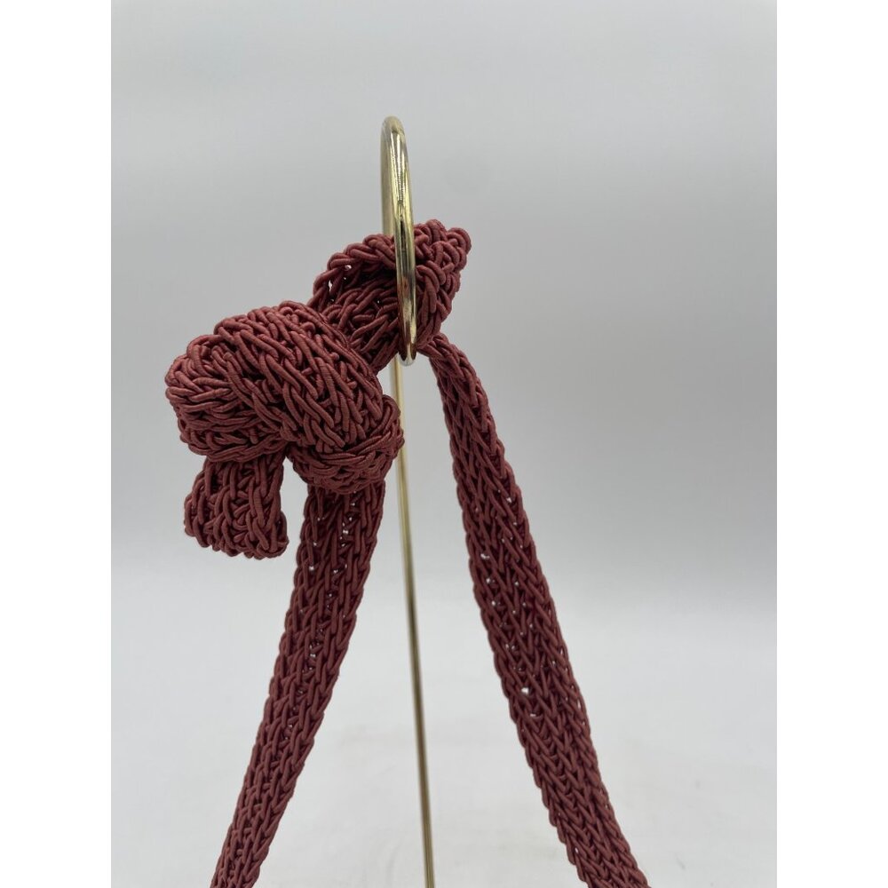 Vintage Marcus Brothers Italian Crochet Purse Magnetic Closure Adjustable Strap - Picture 4 of 8